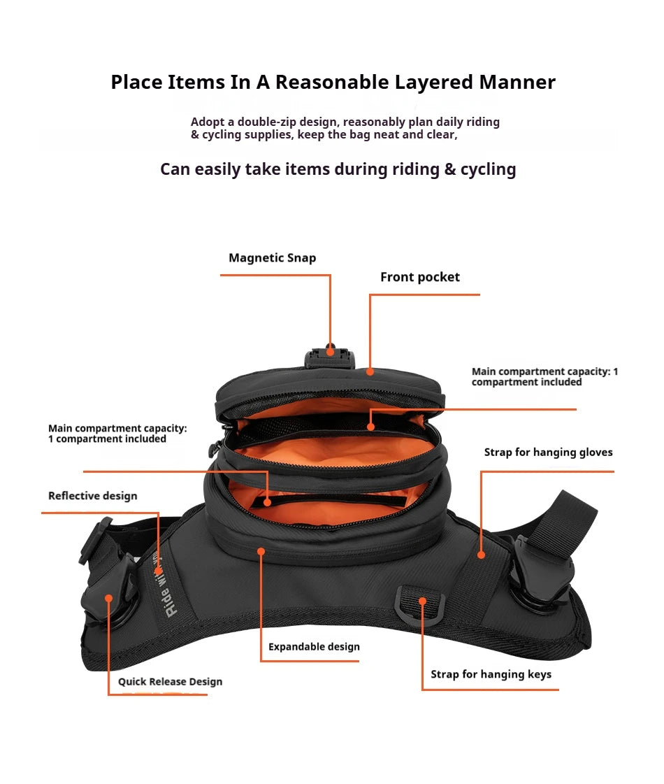 Waterproof Motorcycle Thigh Bag | Multi-Functional Leg Pack