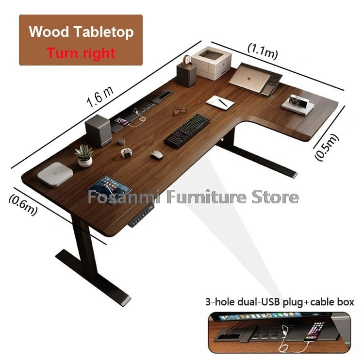 Electric Adjustable Height Desk with LED Display | Ideal for Home or Office