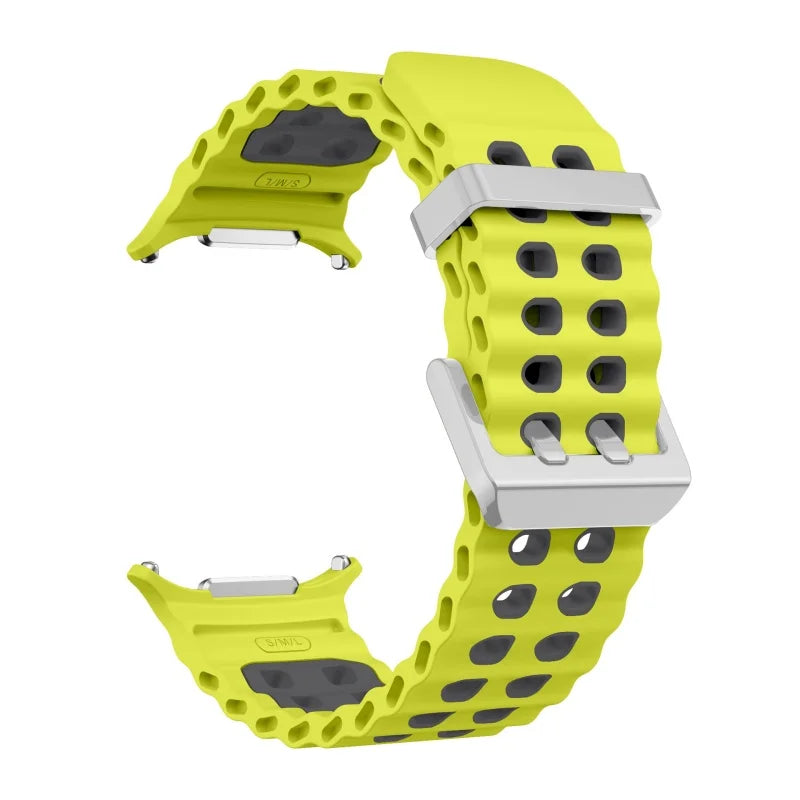 Silicone Sports Strap for Galaxy Watch | Breathable Marine Band
