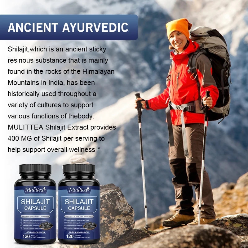 Natural Shilajit with 85+ Trace Minerals | Boost Immunity & Focus