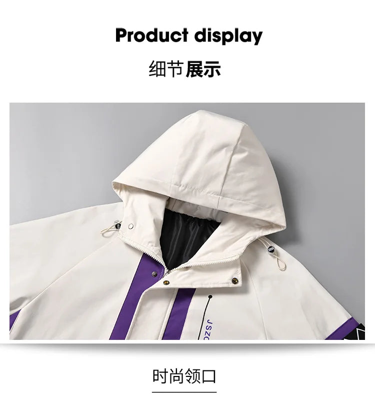 Classic Men's Hooded Casual Jackets | Stylish Windproof Coats