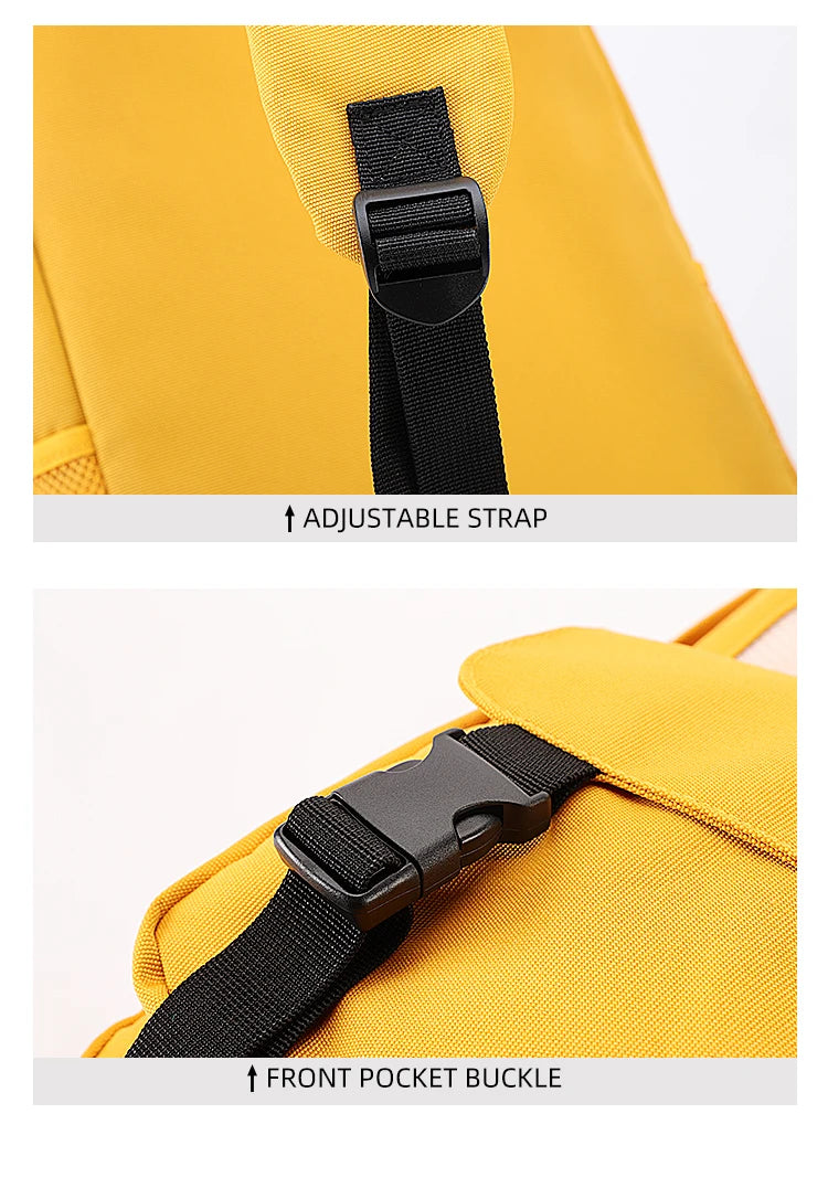 Large Capacity Multi Color Polyester Backpack | Casual Unisex Bag