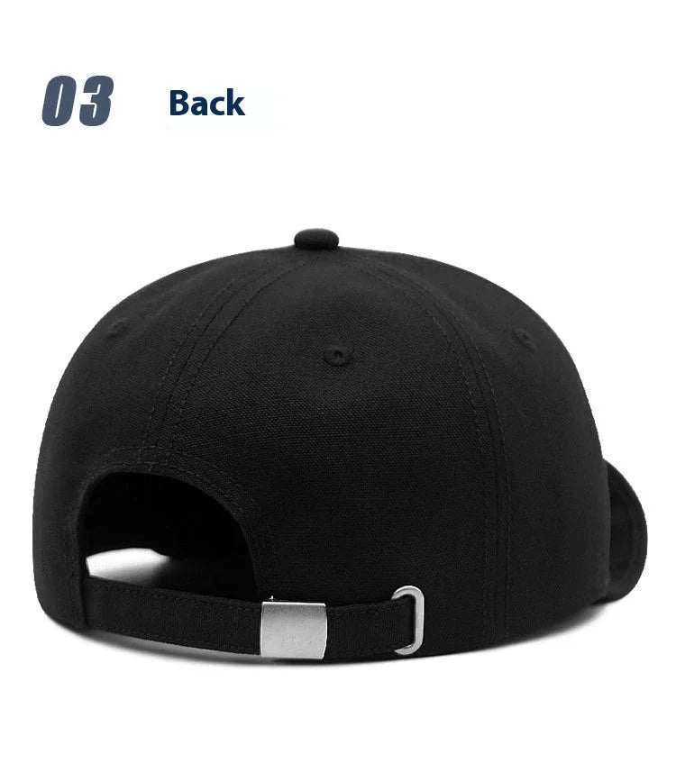 Large Head Up-turn Peak Hiphop Snapback Hat | Unisex Adjustable Cap