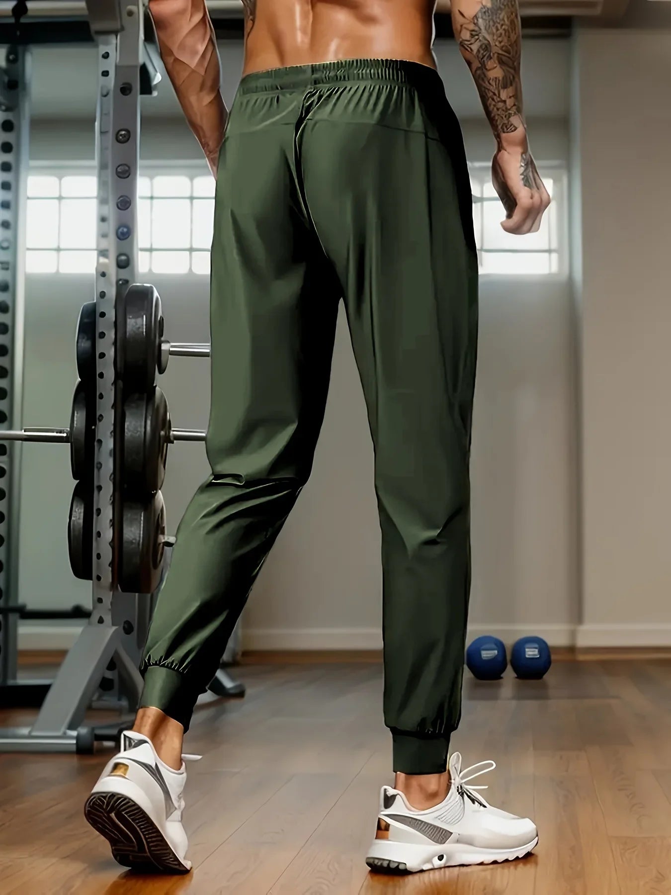 Men's Lightweight Summer Jogging Pants | Breathable Fast-Drying Fitness Wear