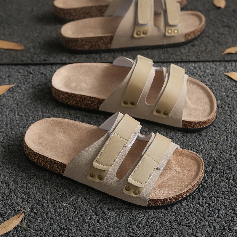 Men's Sandals, Fashionable and Versatile Casual Sandals for Couples, Suitable for Walking and Leisure, Suitable for Indoor and Outdoor Use, Beach-Friendly, Unisex, Suitable for All Seasons