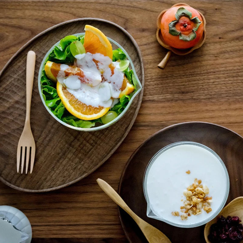 Transparent Double Layer Glass Tea Bowl | Heat-Resistant Mixing Bowl