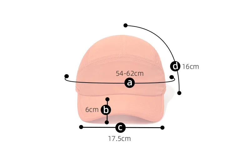 Breathable Waterproof 5 Panel Cap | Quick Dry Adjustable Sun Hat