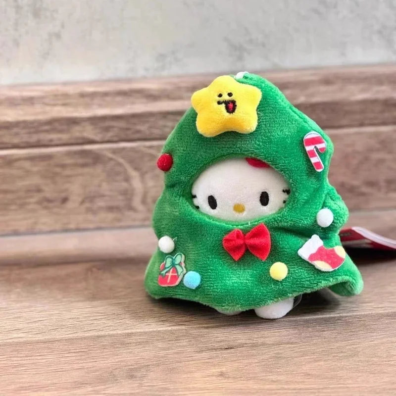 Cute Cartoon Cat Plush Pendant | Adorable Xmas Bag Charm