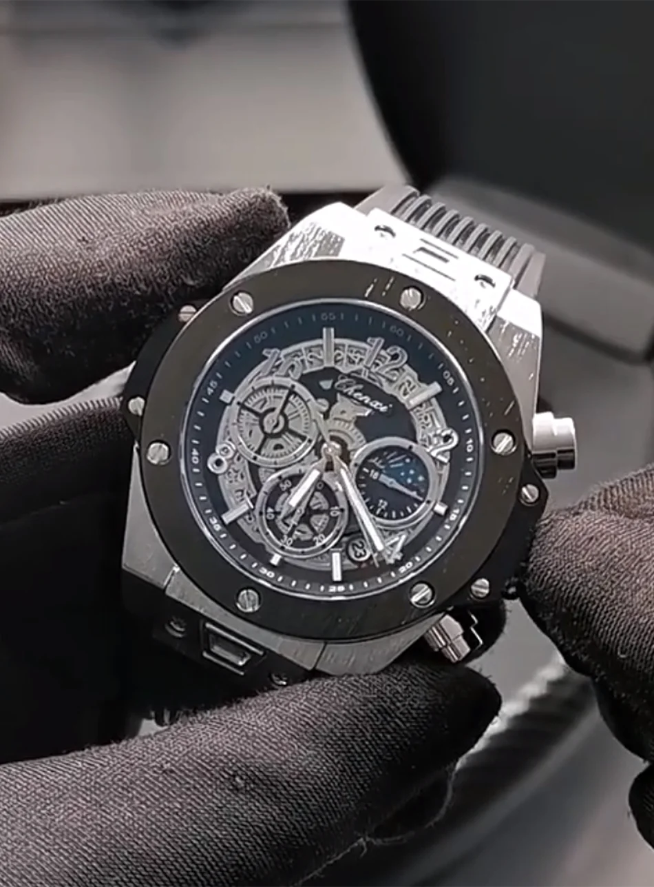 Men's Multifunctional Waterproof Sports Watch | Luminous Quartz Timepiece