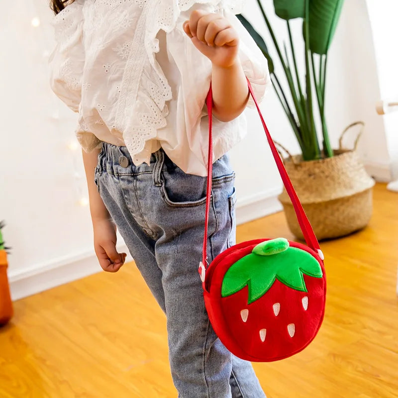 Cute Plush Baby Girls Coin Purse Handbags | Adorable Winter Bags