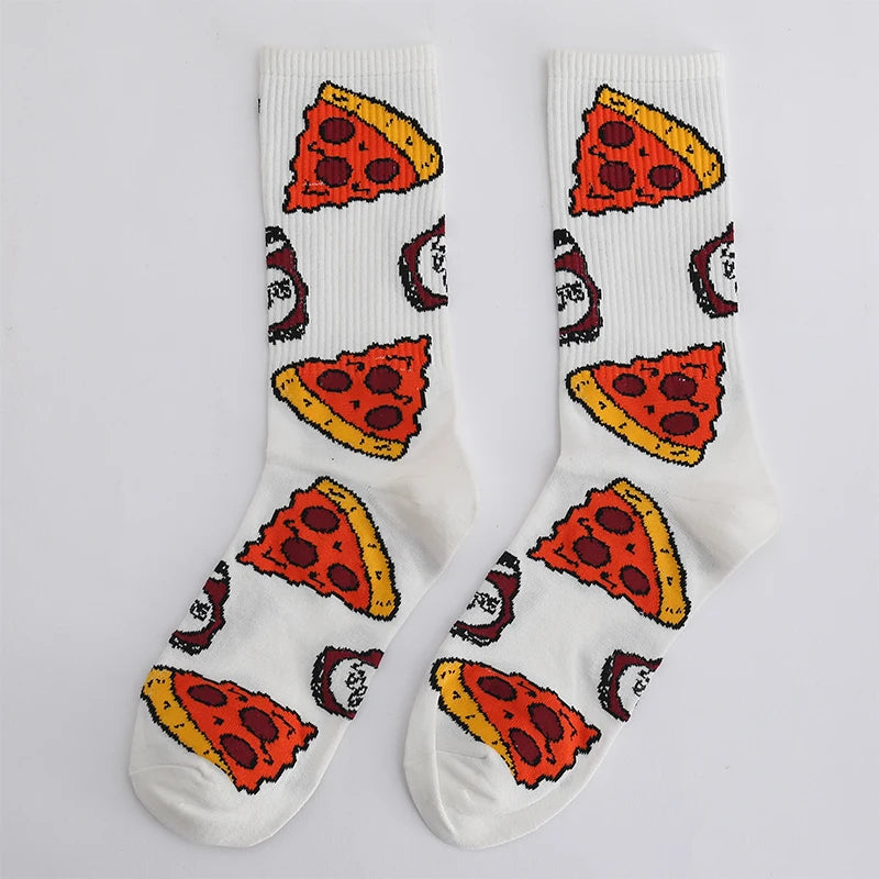 Trendy Unisex Cartoon Cotton Crew Socks | Comfort Meets Style