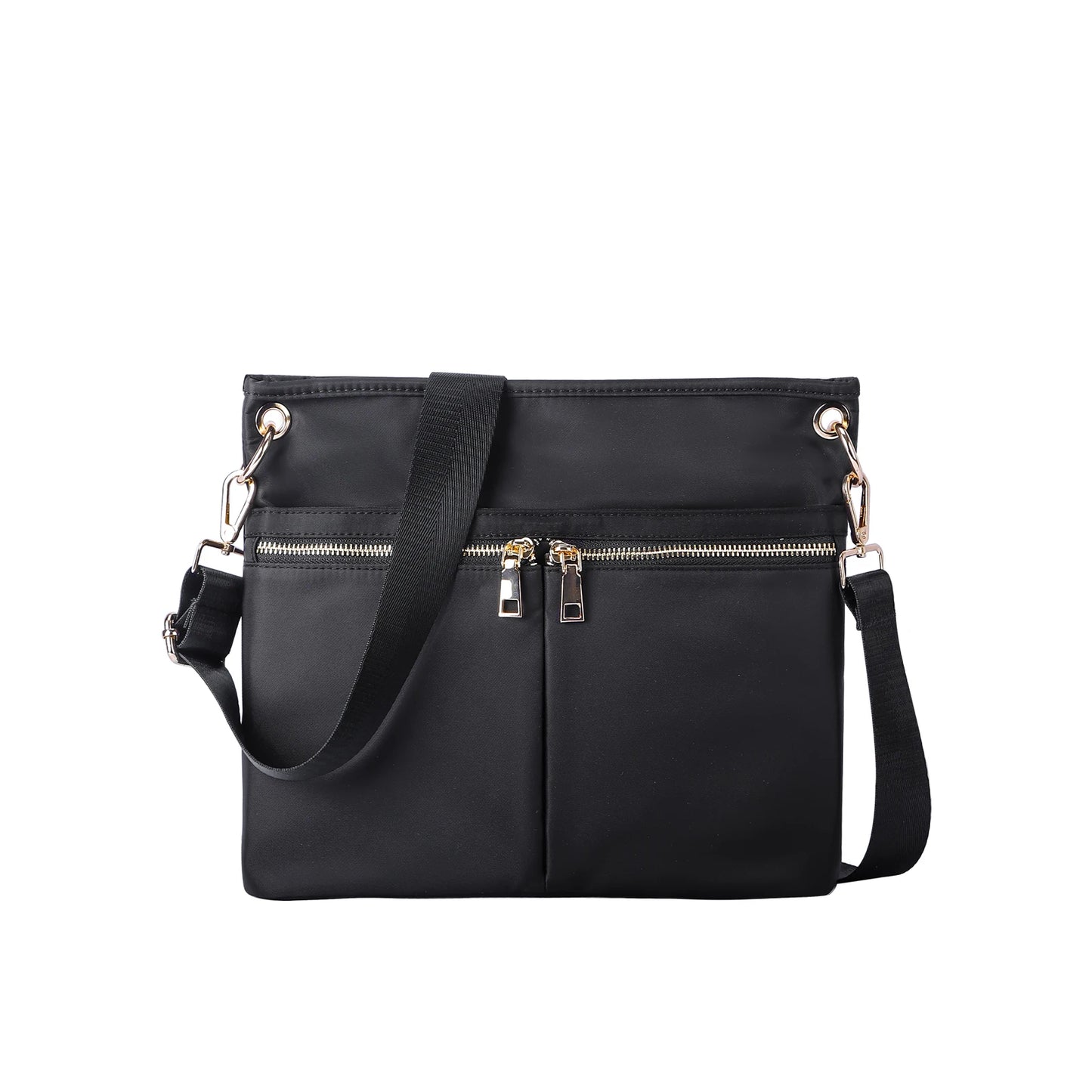 Stylish Crossbody Nylon Handbag | Lightweight Multi-Pocket Bag