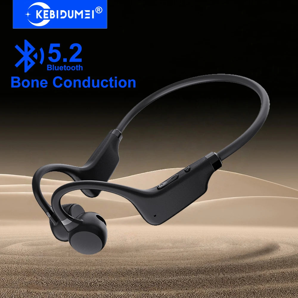 Bluetooth 5.2 Bone Conduction Earphones | TWS Wireless Headphones