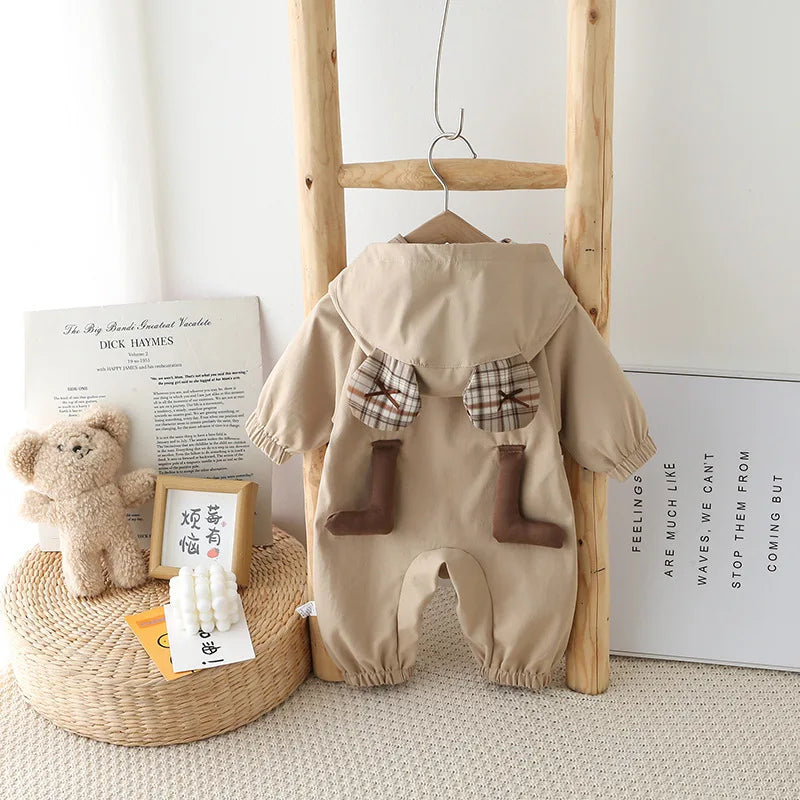 Cute Spring Baby Romper | Soft Unisex Jumpsuit for Infants
