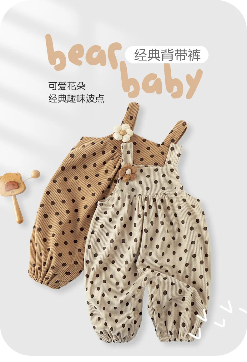 Adorable Baby Autumn Overalls | One-Piece Romper for Toddlers