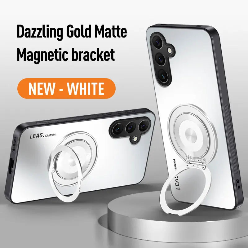 For Samsung A05 A06 A14 A15 A16 A35 A36 A56 A24 A34 A54 A25 A35 A55 A17 Magnetic Ring Stand Back Phone Case Ring Protect Cover