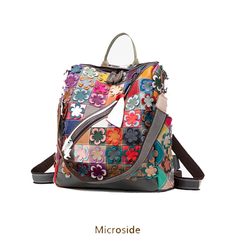 Stylish Leather Travel Backpack for Women | Versatile & Chic