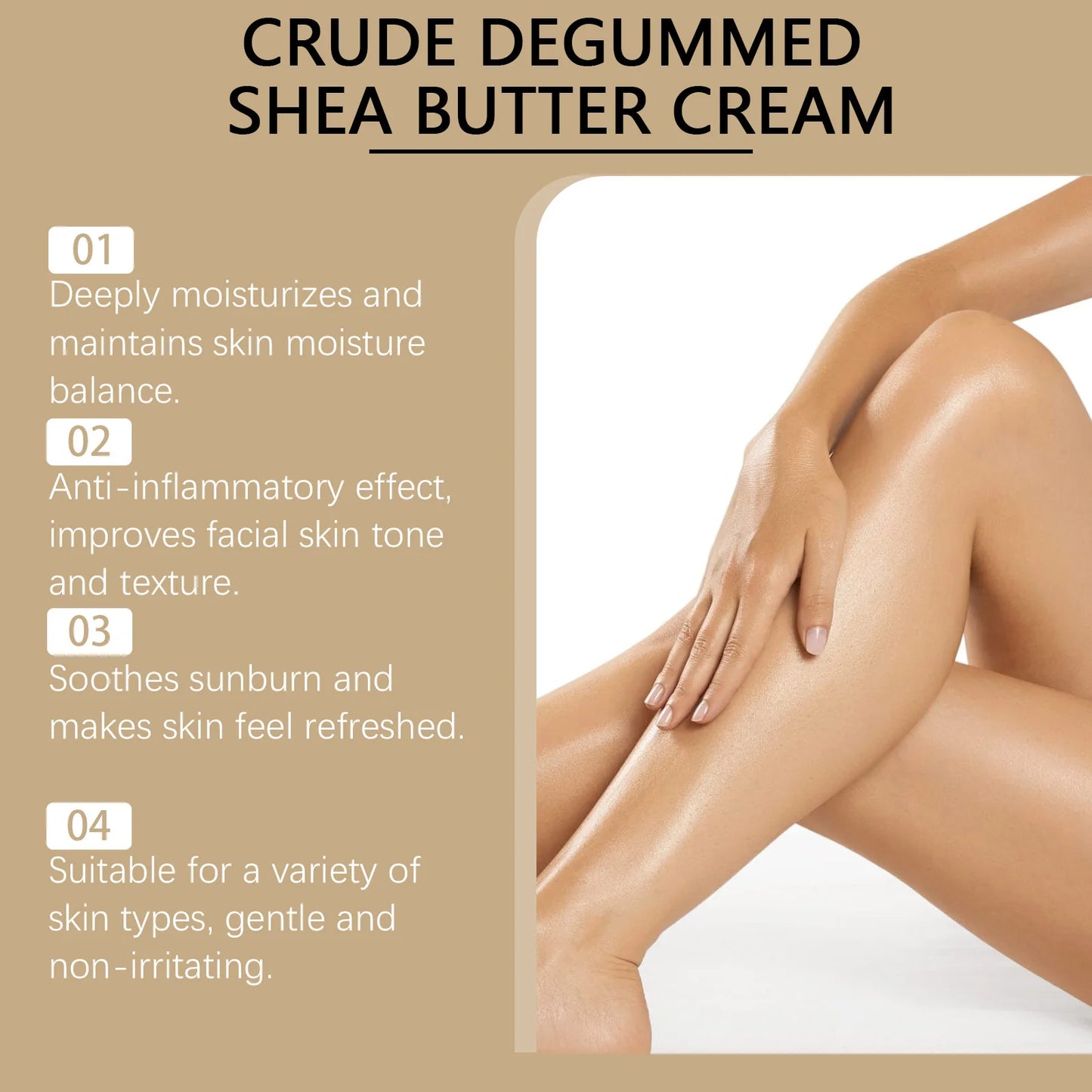 Shea Butter Body Cream | Deep Hydration & Dry Skin Relief