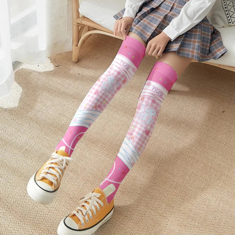 Cute Japanese Lolita Over The Knee Stockings for Women