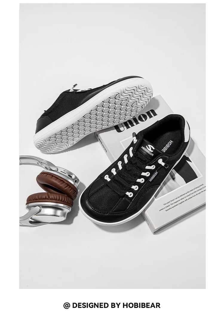 Wide Toe Box Barefoot Sneakers | Comfortable Zero Drop Slip-On Shoes