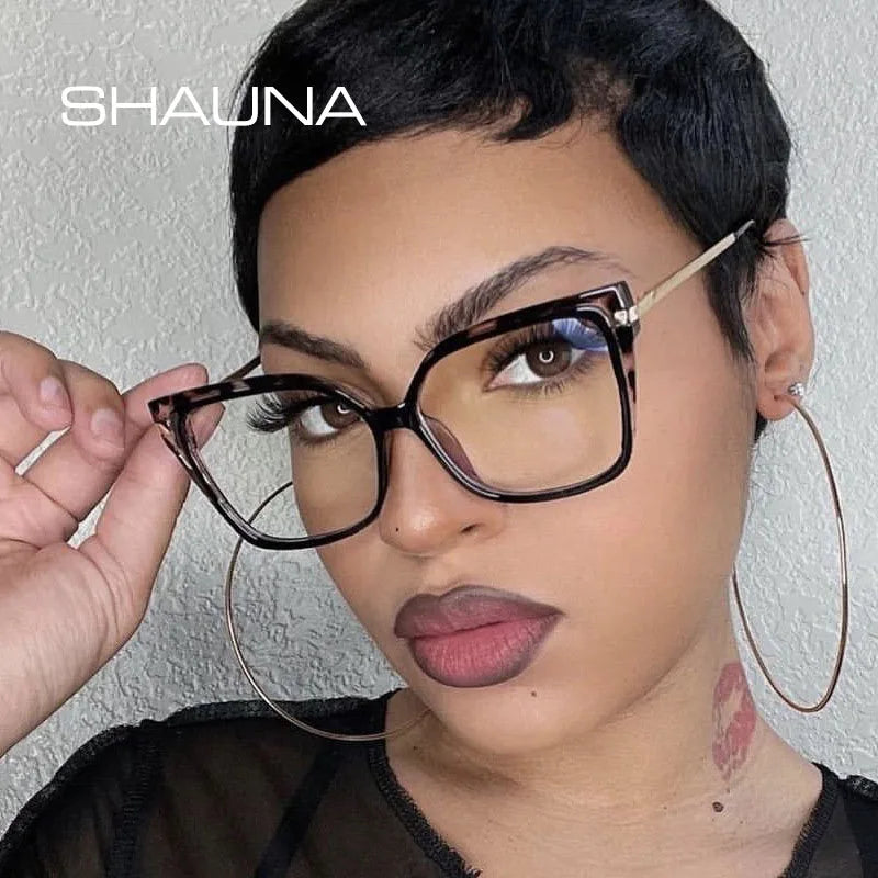 Stylish Retro Square Glasses Frame | Anti-Blue Light Protection