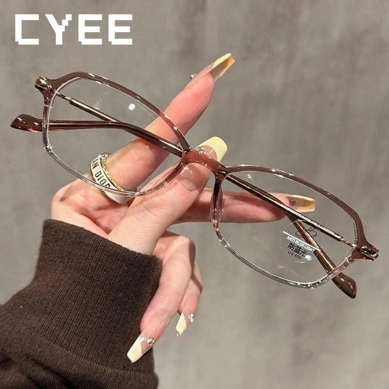 Stylish Women's Rectangular Reading Glasses | Anti Blue Light Eyewear