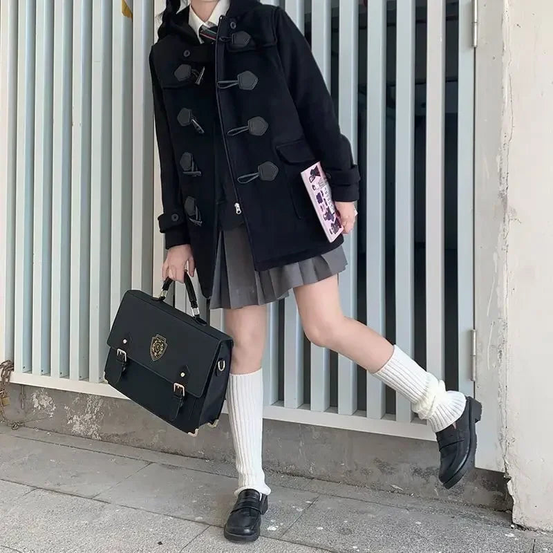 Elegant Solid Crossbody Backpack for Teenage Girls | Chic PU Rucksack