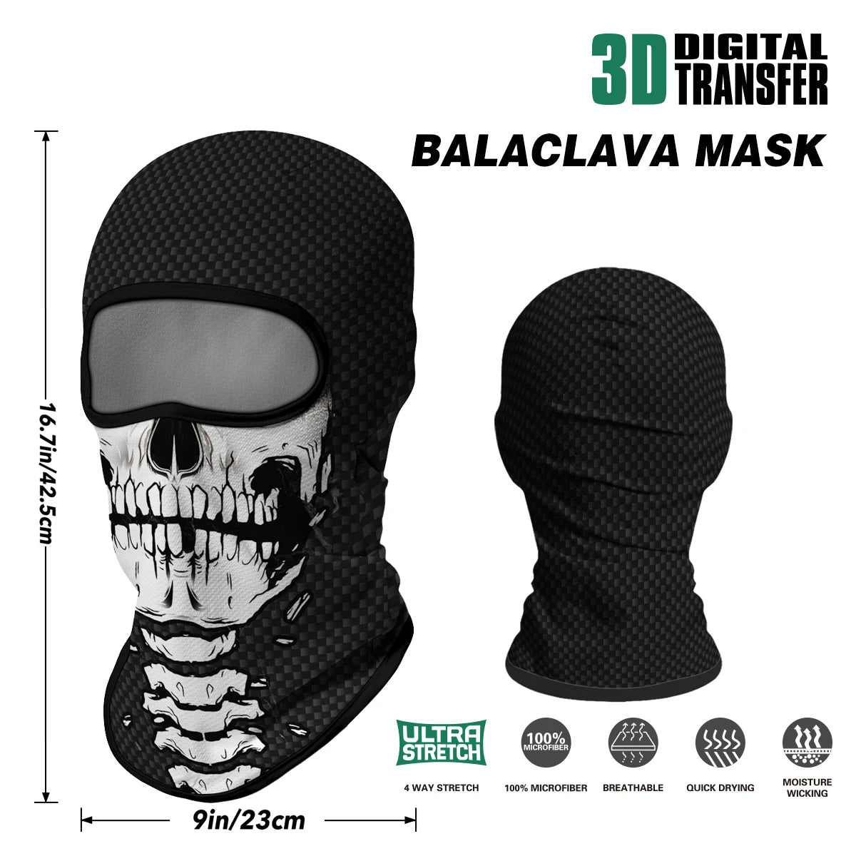 Unisex Full Face Balaclava Motorcycle Mask | Summer Sun Protection
