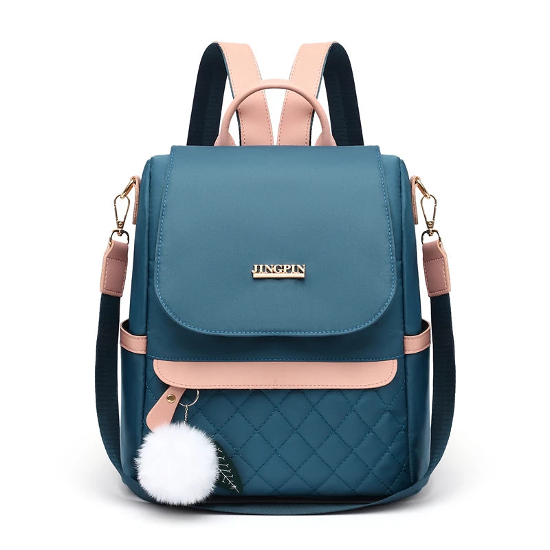 Chic Women's Backpack | Adjustable Straps & Zipper Closure