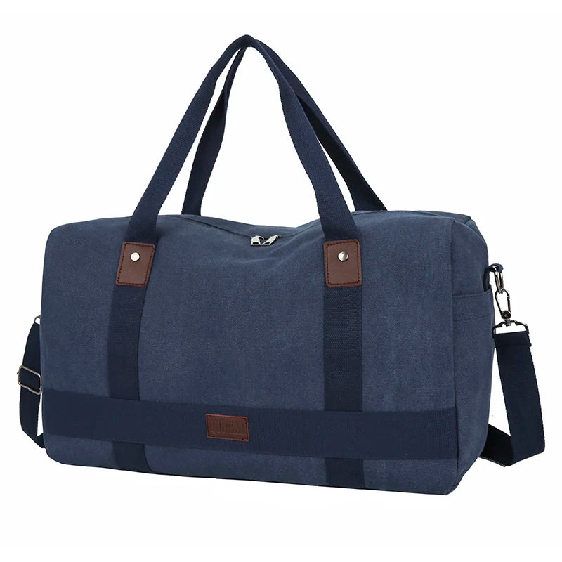 Men's Versatile Canvas Travel Bag | Large Capacity Weekend Duffel