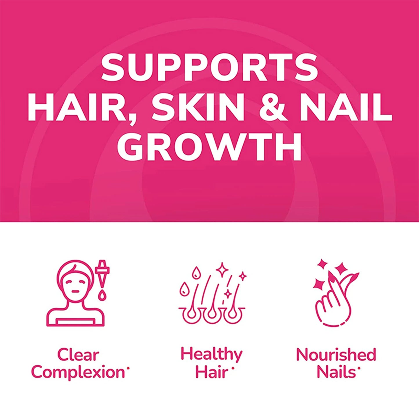 Collagen Gummies with Biotin & Zinc for Healthy Skin and Hair