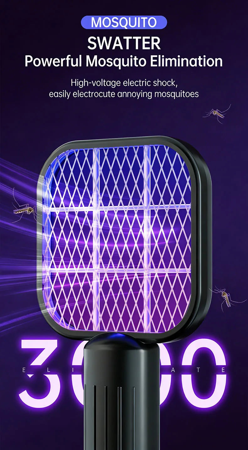 Portable USB Mosquito Swatter Trap | Effective Outdoor Insect Killer