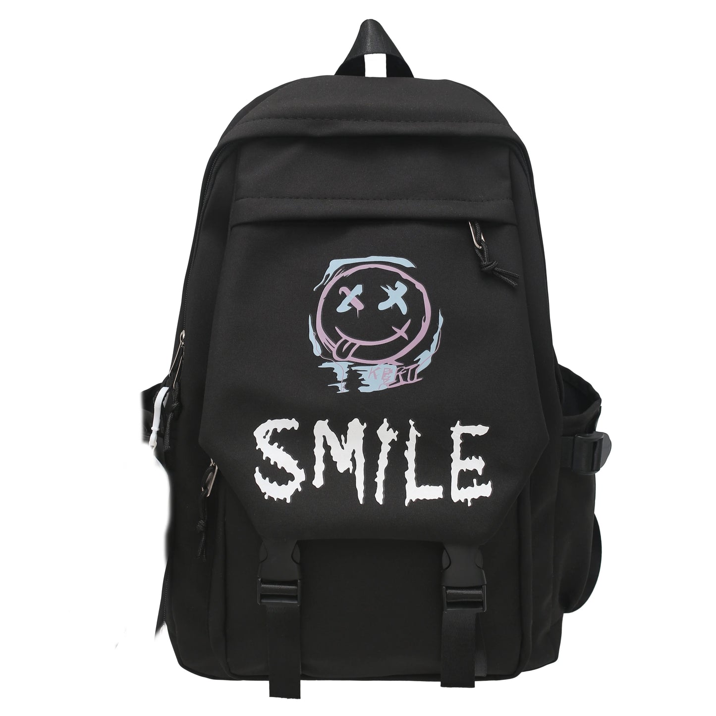 Kawaii Large Capacity Pocket Front Backpack | Stylish School Bag