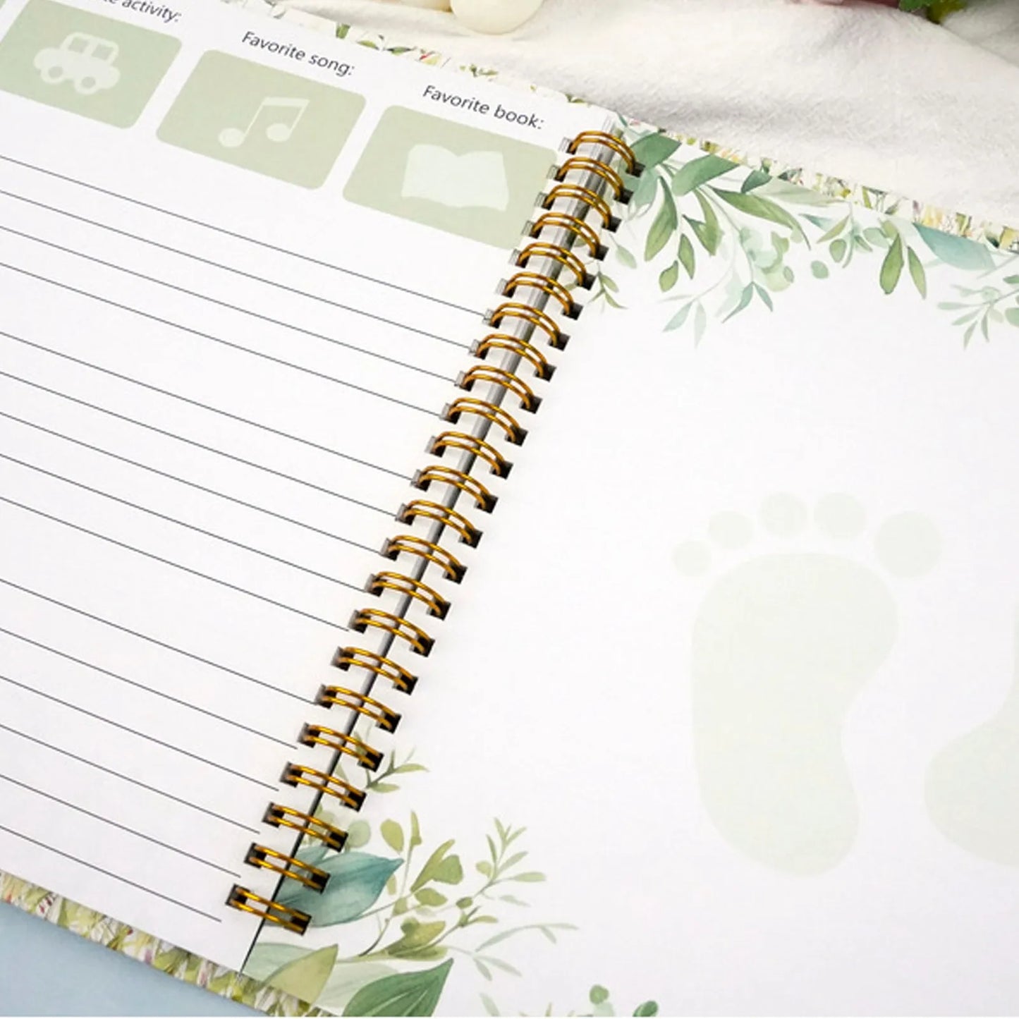 Baby Memory Book | Keepsake Pregnancy Diary for Growth Milestones