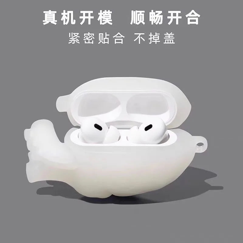 Fundas de Silicona con Corazones para Auriculares para Todos los Modelos de Airpods | Protección con Estilo