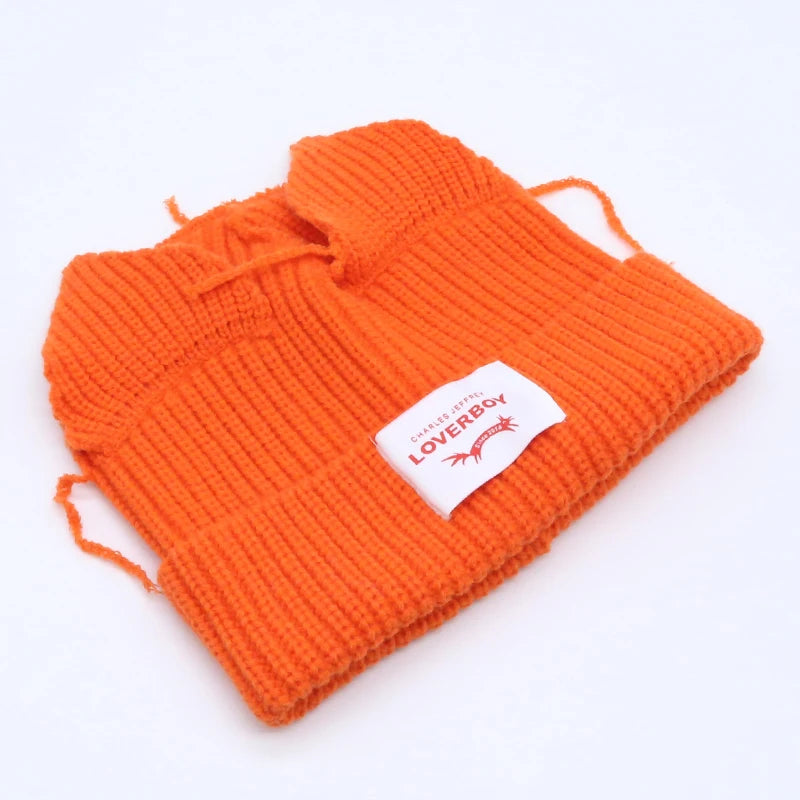 Unisex Long Fox Ears Knitted Beanie | Y2K Bunny Rabbit Hat