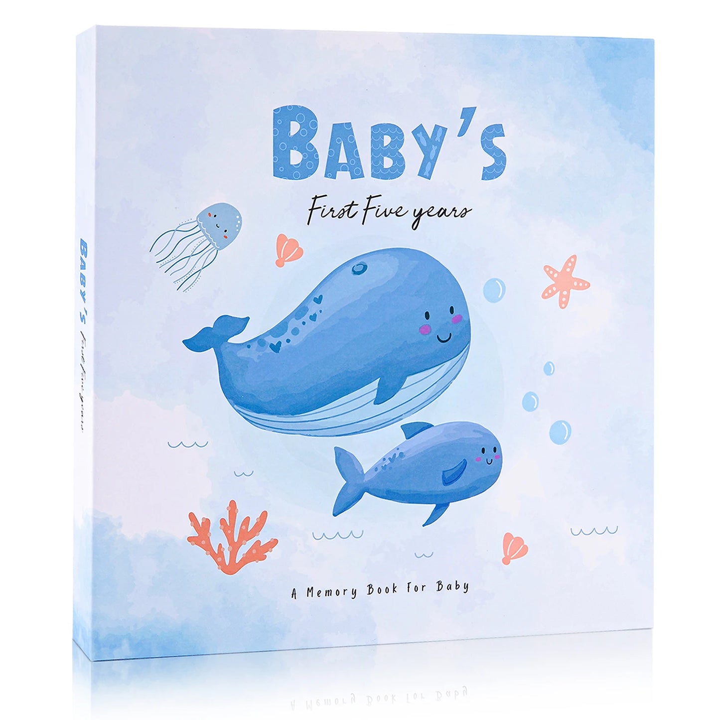 Baby Memory Book: Cute Animal Keepsake Growth Journal