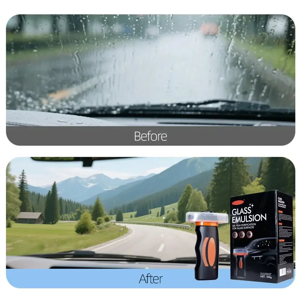Car Windshield Hydrophobic Cleaner | Anti-Fog Rain Repellent