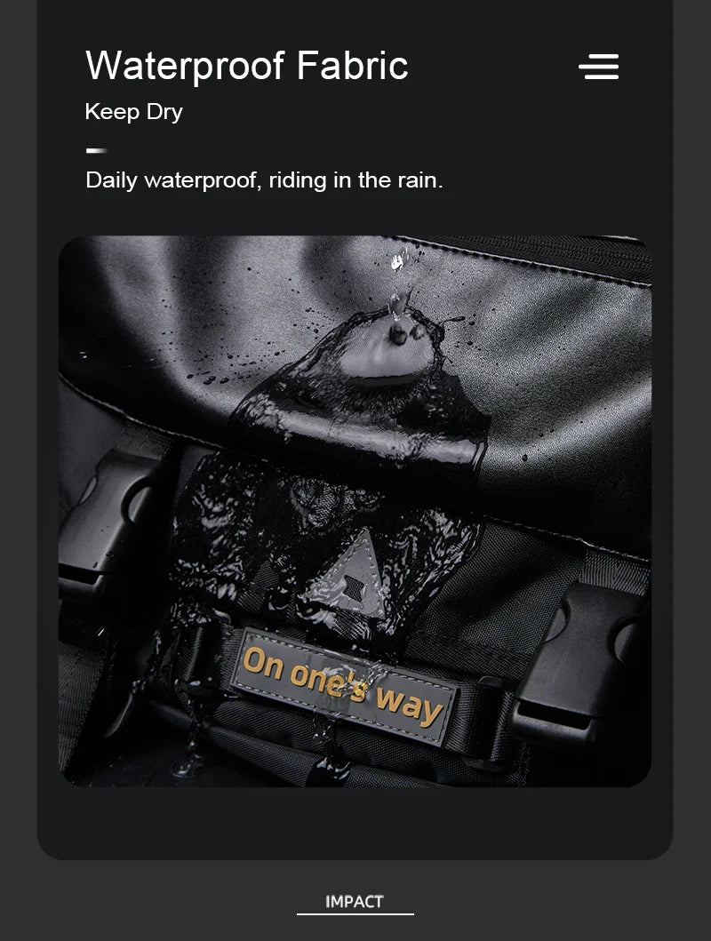 Waterproof Men Messenger Bag | Stylish Anti-Theft Crossbody Bag