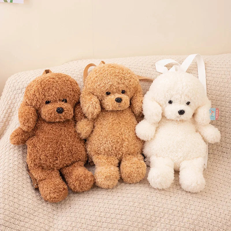 Adorable Plush Teddy Dog Backpacks for Kids | Fun & Functional