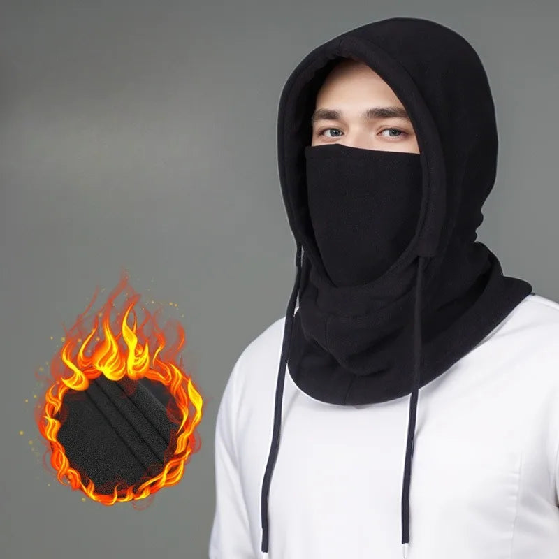 Unisex Winter Fleece Balaclava | Thick Warm Face Mask Neck Warmer