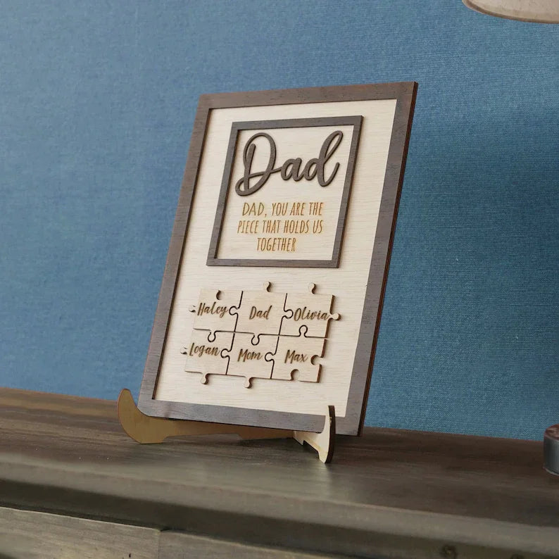Personalized Wooden Name Puzzles | Heartfelt Gifts for Parents