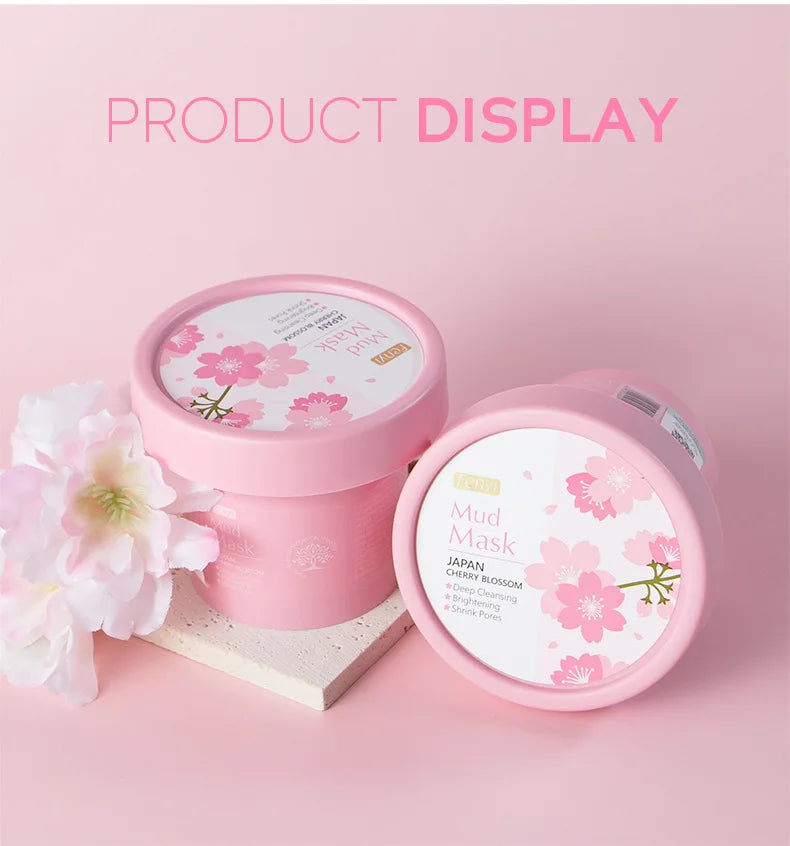 Sakura Mud Face Mask | Deep Clean Blackhead Control for Radiant Skin