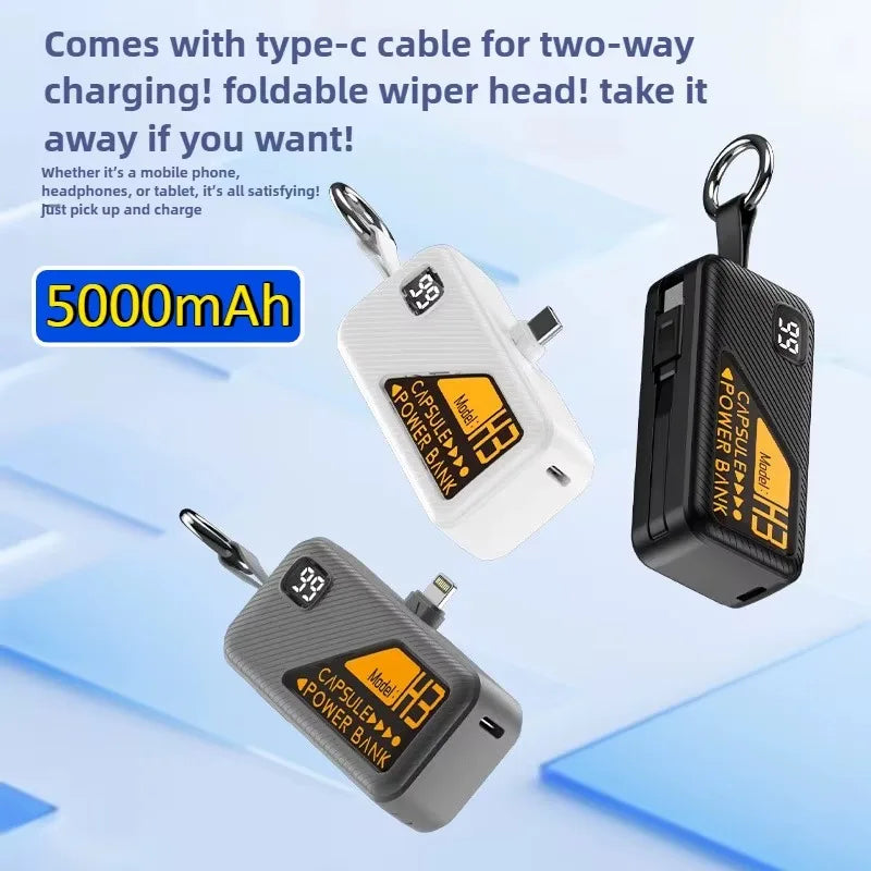 20000mAh Mini Power Bank with PD20W Fast Charging & Digital Display