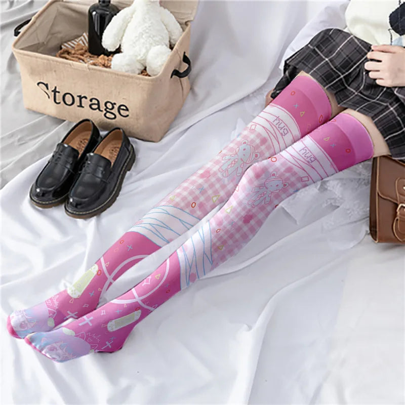 Cute Japanese Lolita Over The Knee Stockings for Women