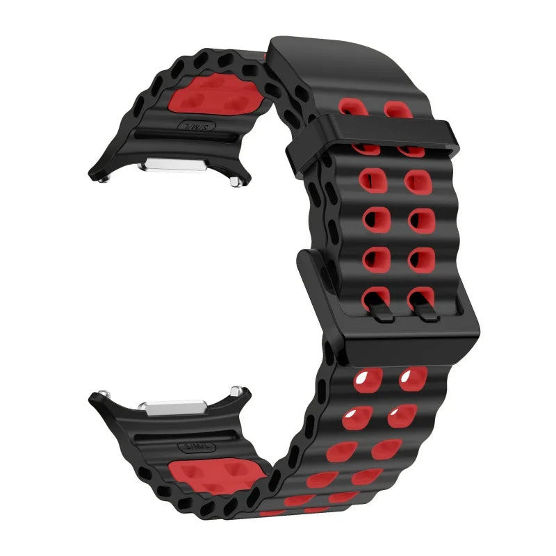 Silicone Sports Strap for Galaxy Watch | Breathable Marine Band