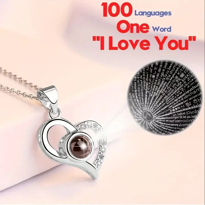 Heart-Shaped Red Rose Necklace | Perfect Gift for Any Occasion