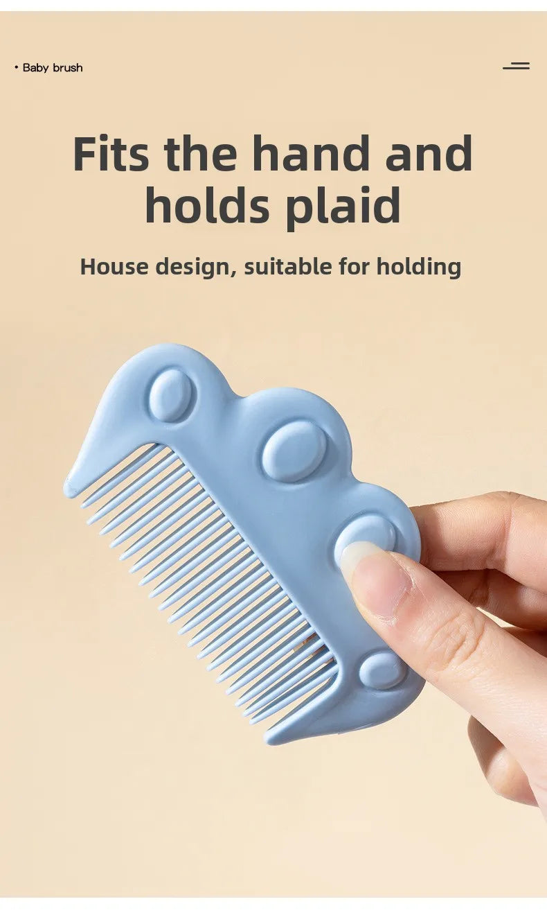Gentle Baby Hair Wash Brush Set | Soft Bristle Scalp Massager