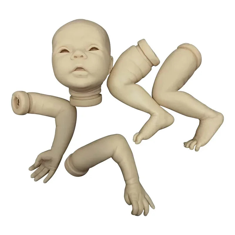 48cm Blank Reborn Doll DIY Kit | Unpainted Doll Parts for Crafting