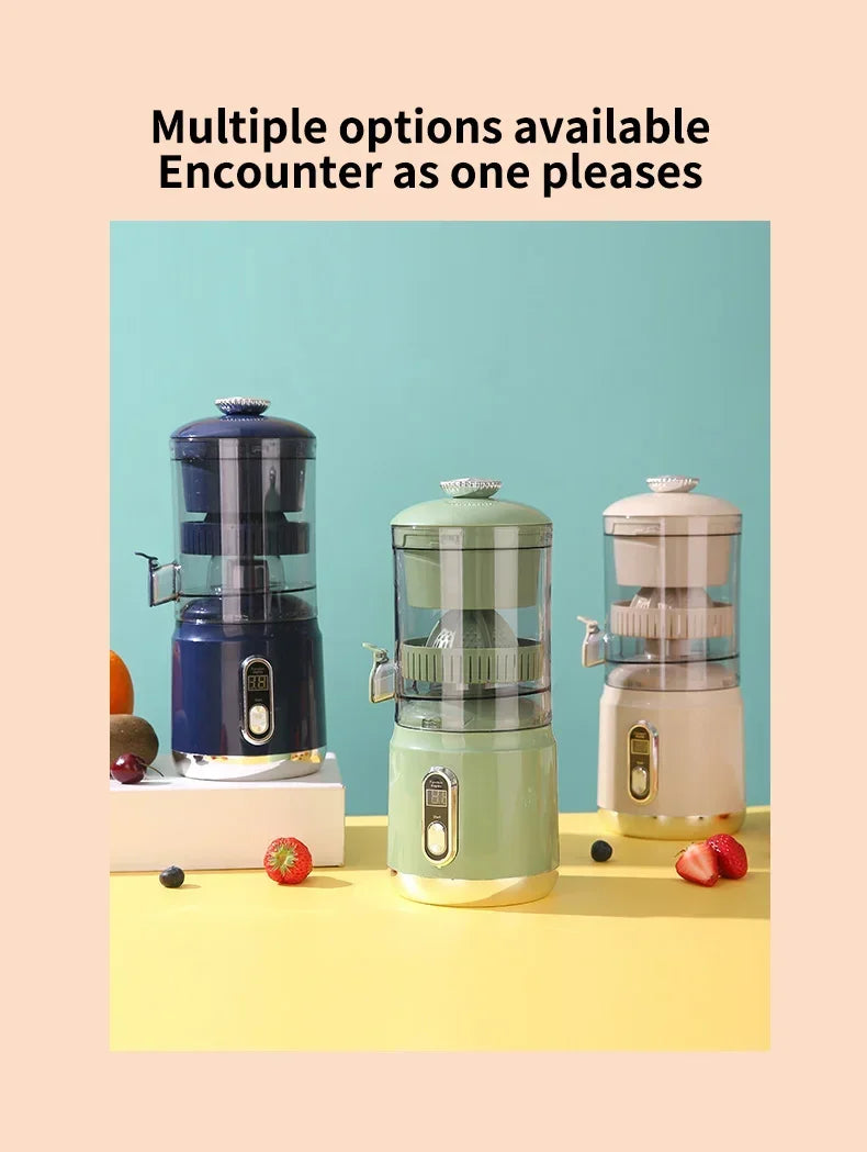 Portable Electric Orange Juicer | Citrus Juice Extractor & Blender